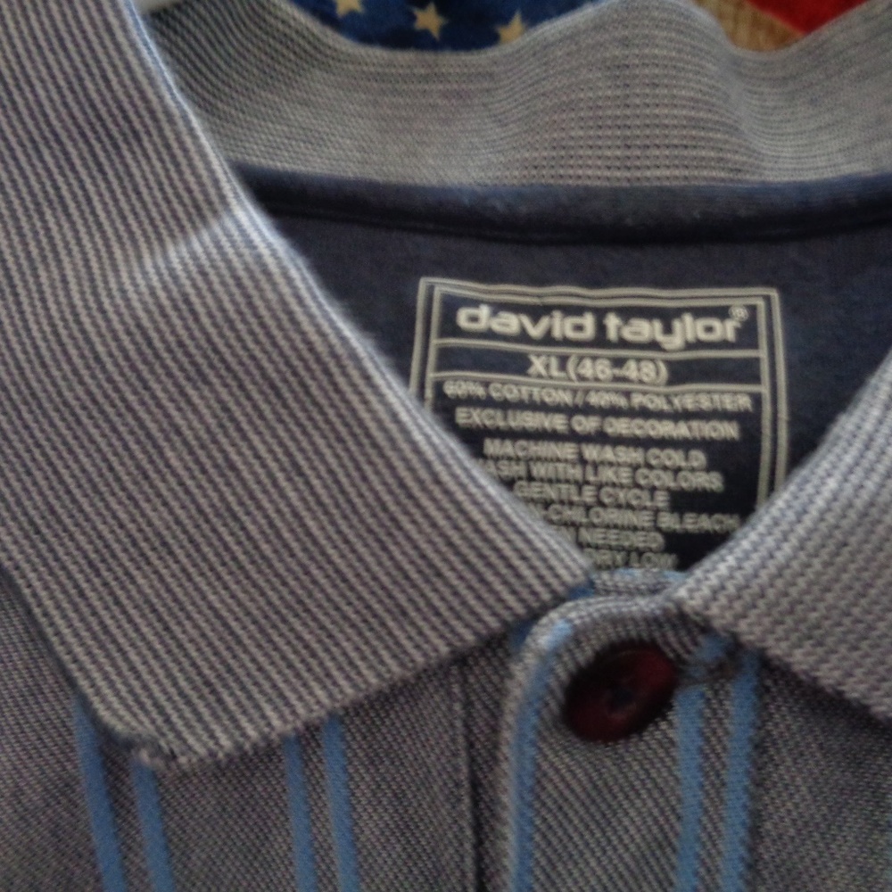 David Taylor Quarter Button Henley Size XL